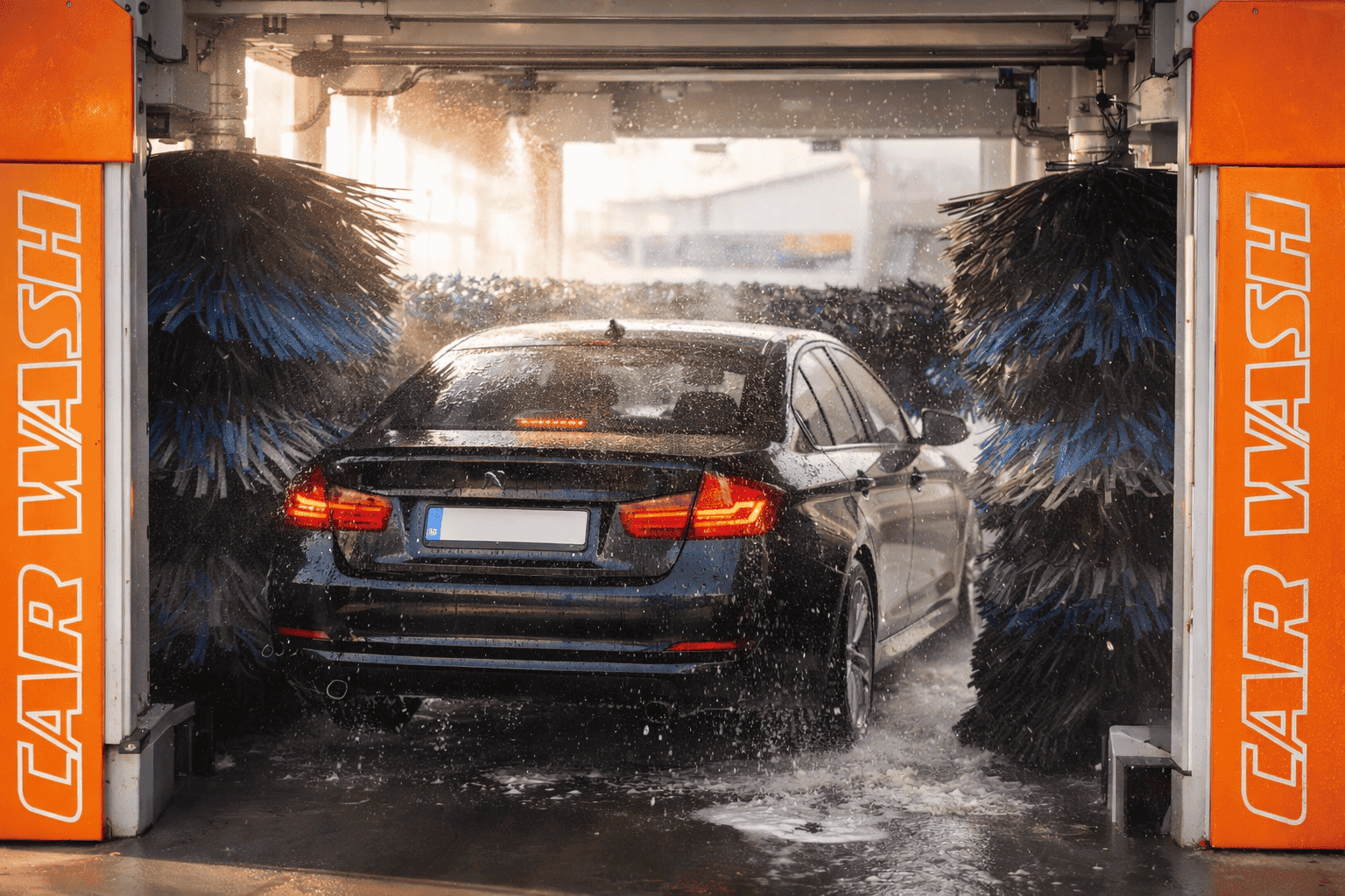 ¿Es bueno lavar el coche en un túnel de lavado?